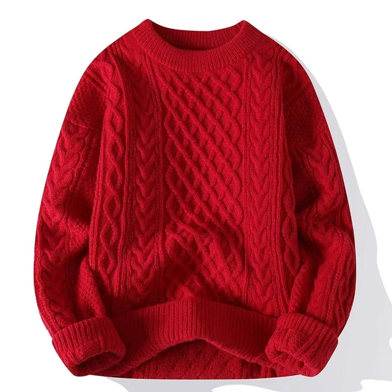 Brand Christmas Sweaters Men Crewneck Sweater Men Pullover Jumpers Fashion Clothing Autumn Winter Tops Male Knitted Sweatshirts